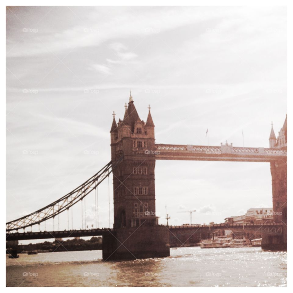 London bridge . There are quite a few of the London bridge photos I took but I love the light in this one 