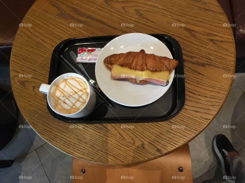 Coffee and breakfast 