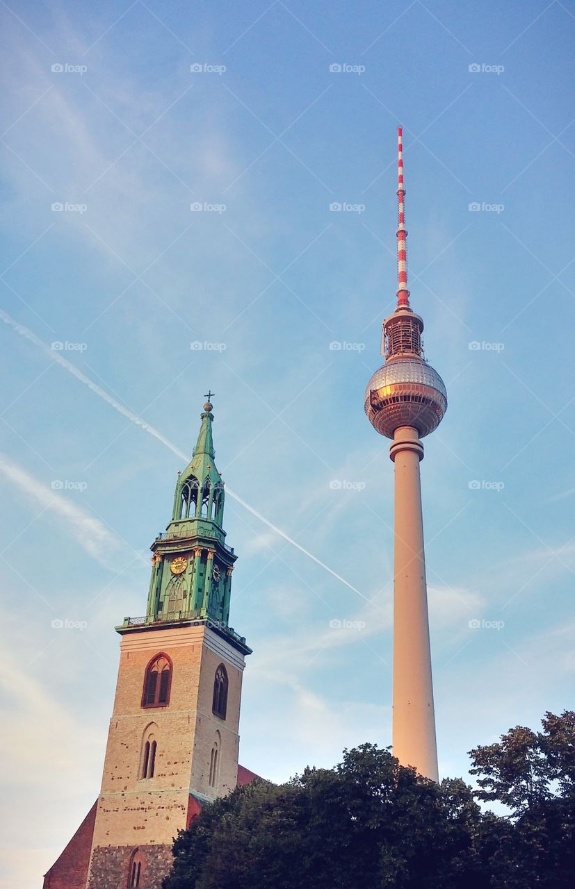 Berlin. Fernsehturm tower