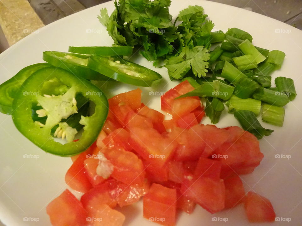 ingredients for salsa