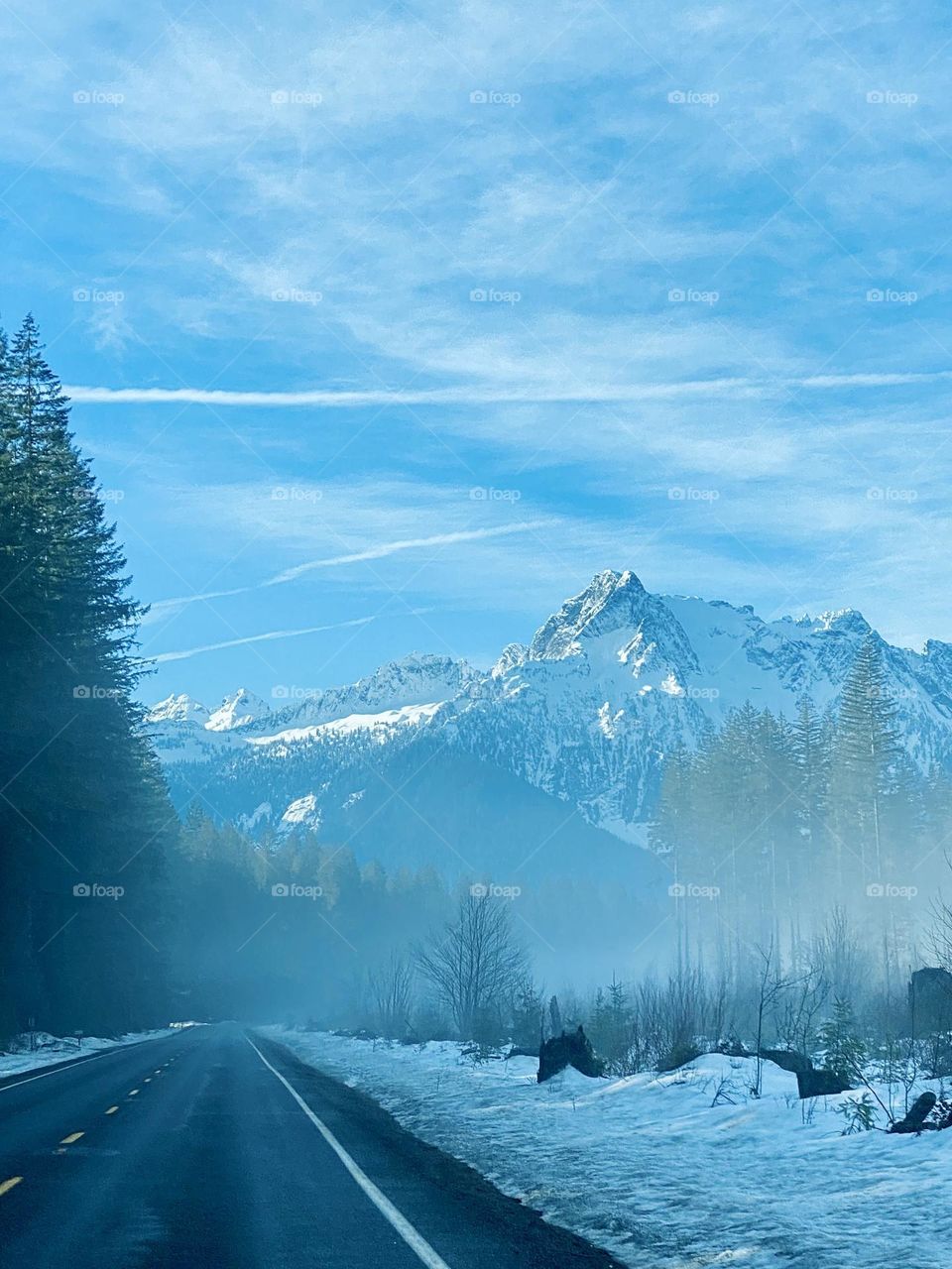 Mountain fog