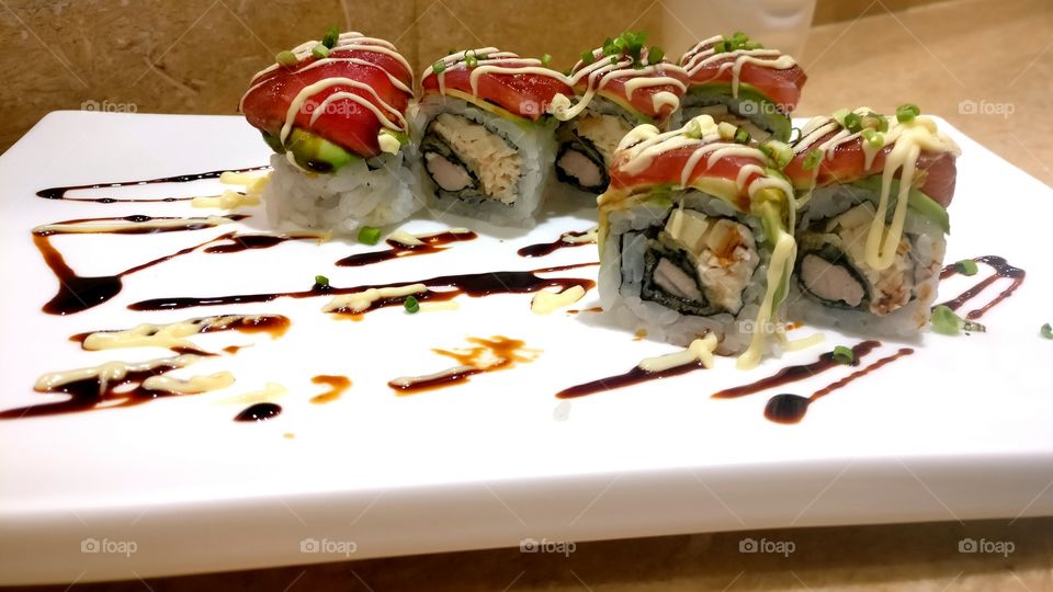 Delicious Japanese Style Sushi