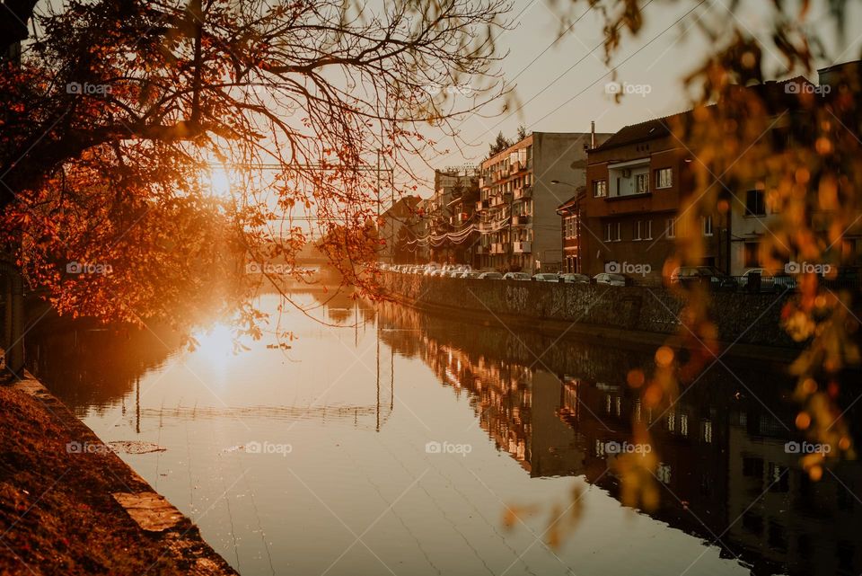 sunset in Cluj