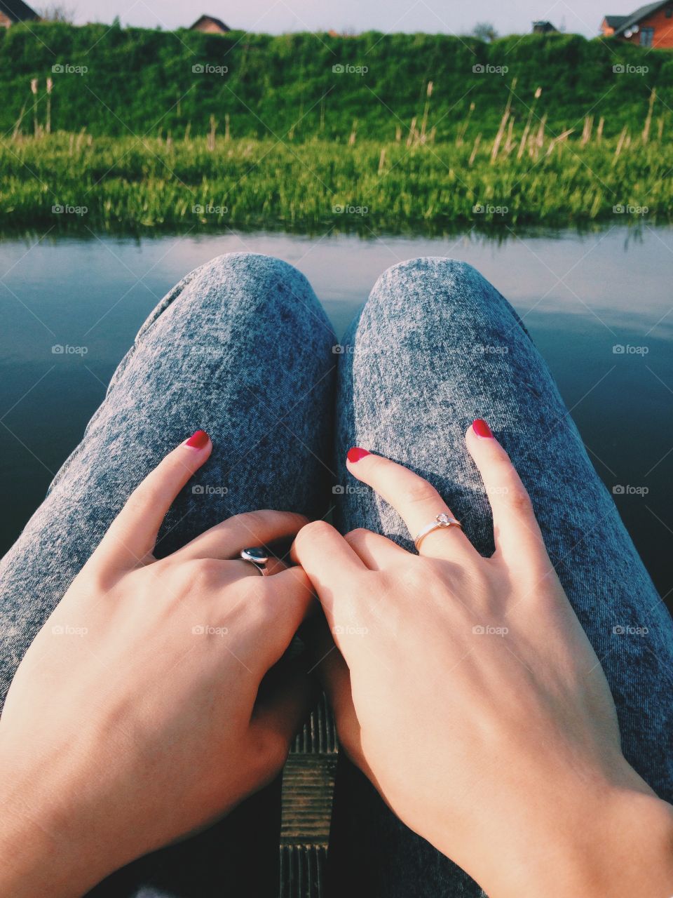 Woman, Girl, Water, People, Outdoors