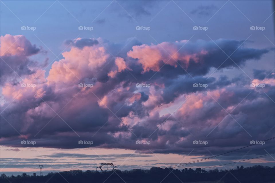 Pinky clouds 