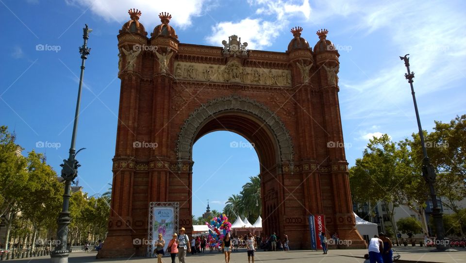 Arc de Triomf in Barcelona