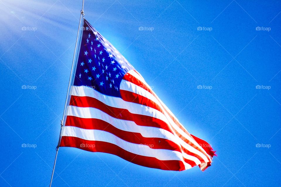 American flag 🇺🇸 from cruise ship 🚢 