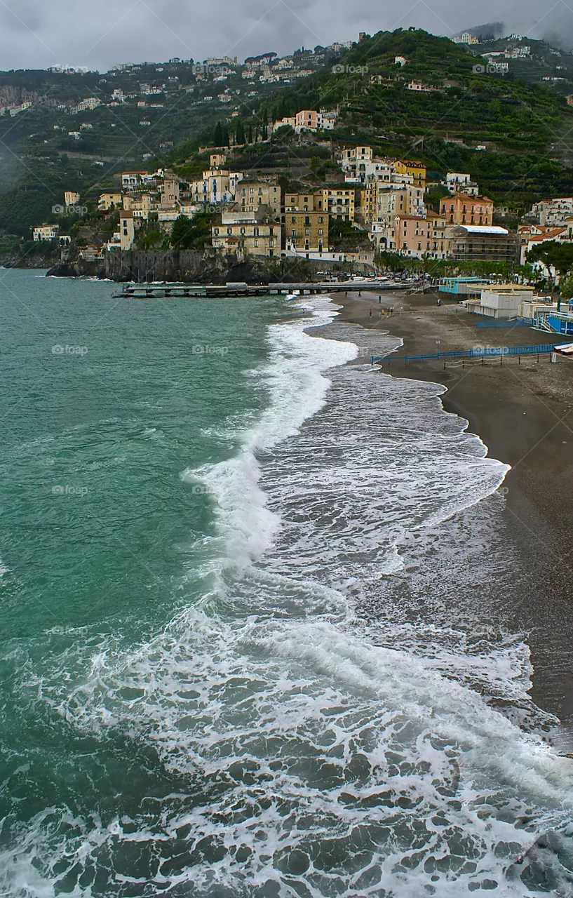 The beach