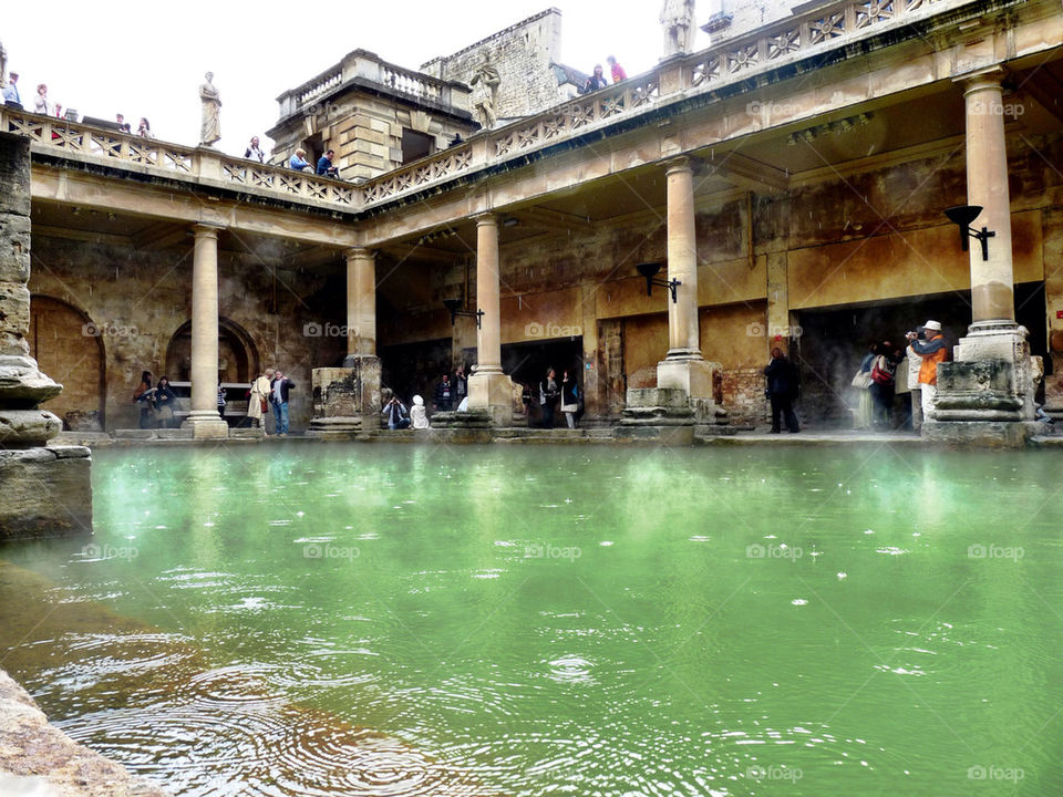 hot steam ruins baths by llotter