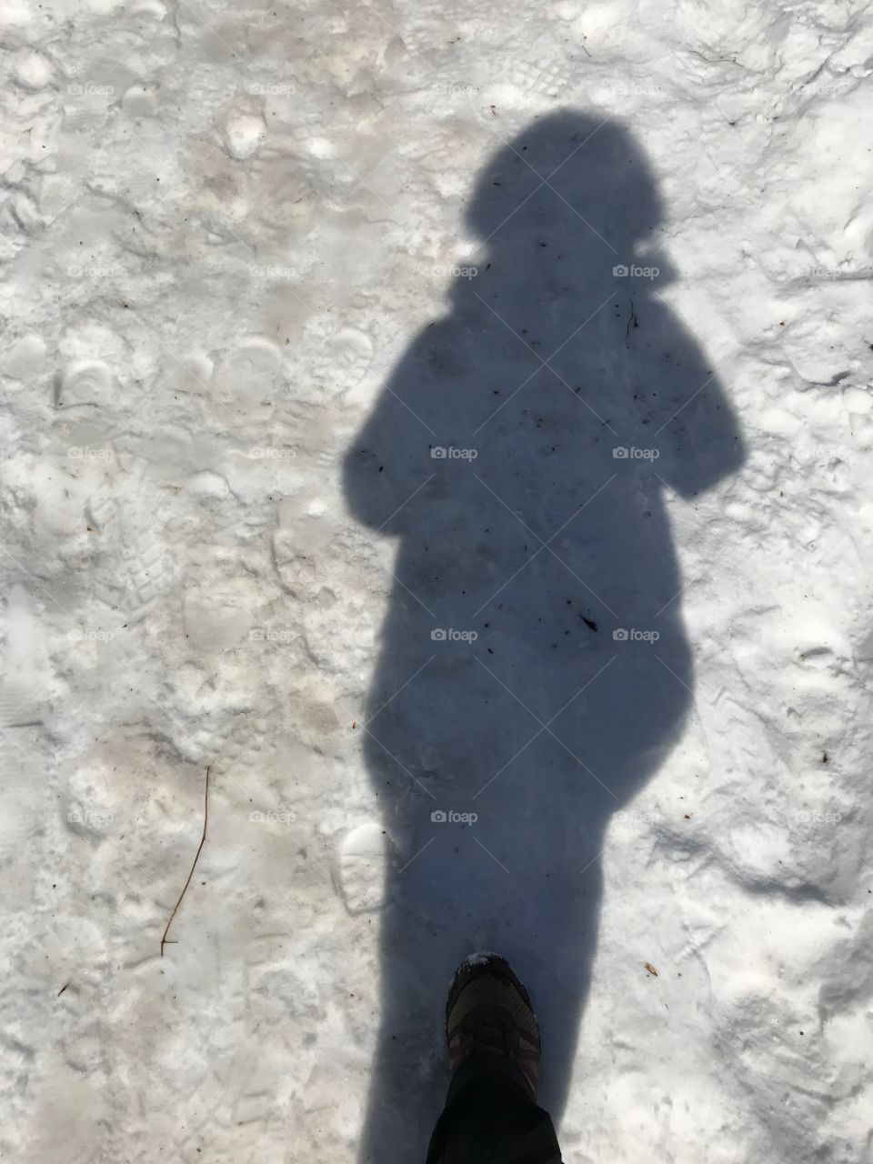 Stepping on my shadow