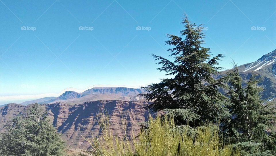 a beautiful and magic landscape in Morocco.