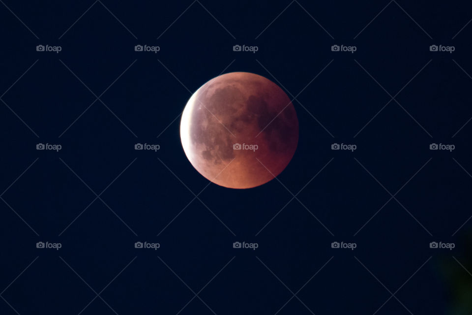 Lunar eclipse - blood moon - månförmörkelse blodmåne