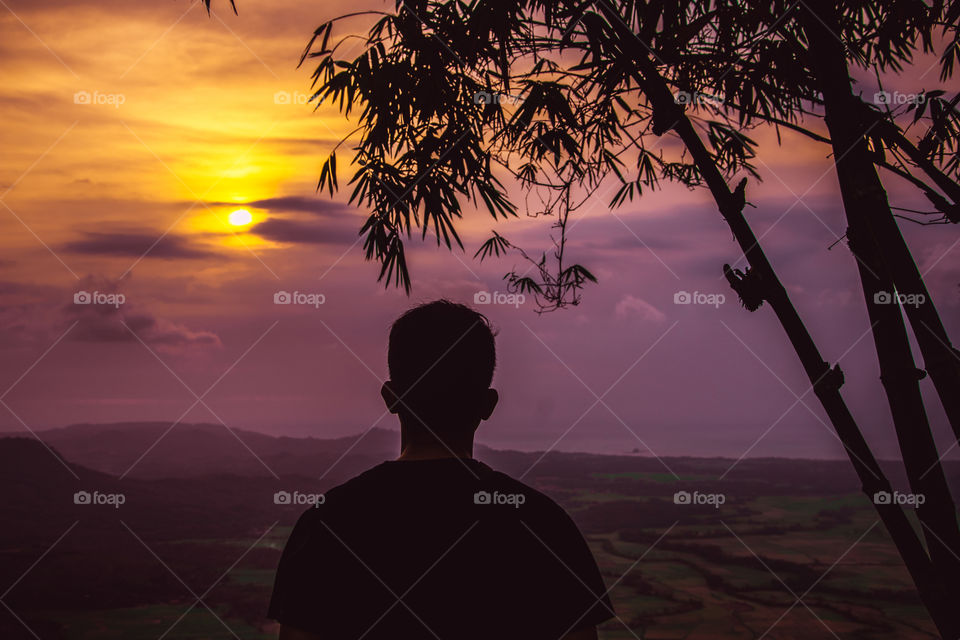 Sunset in West Java