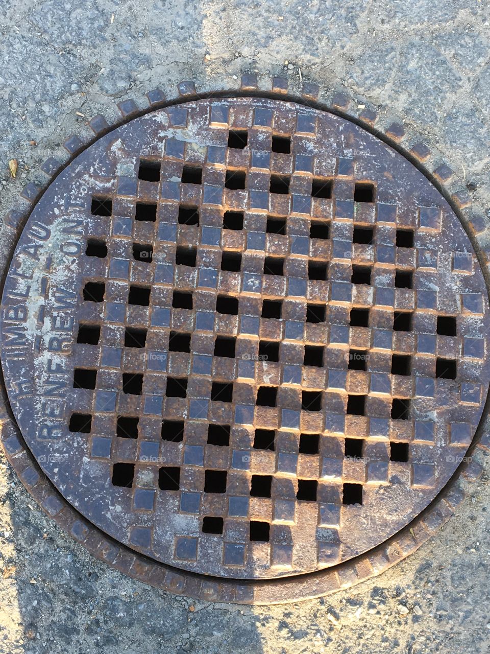 Manhole grid