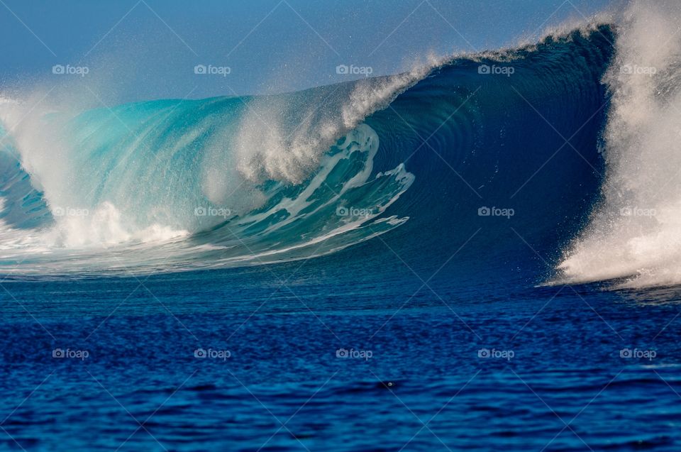 big wave in sea