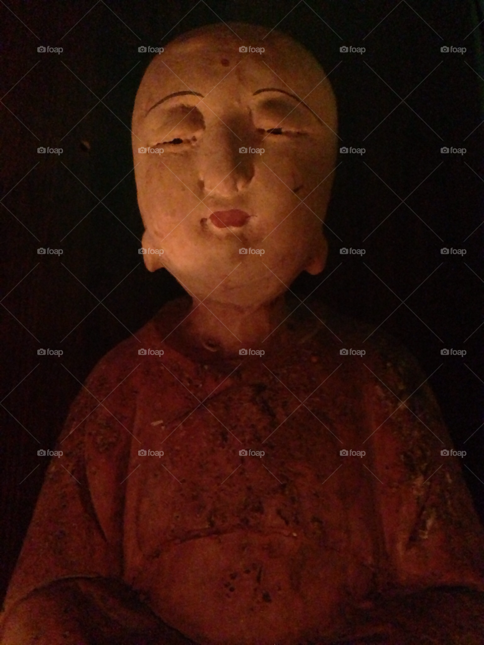 chinese monk ornamental figure 150 years old by MagnusPm