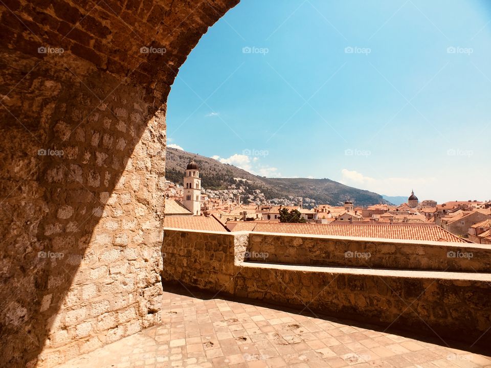 Dubrovnik city walls 