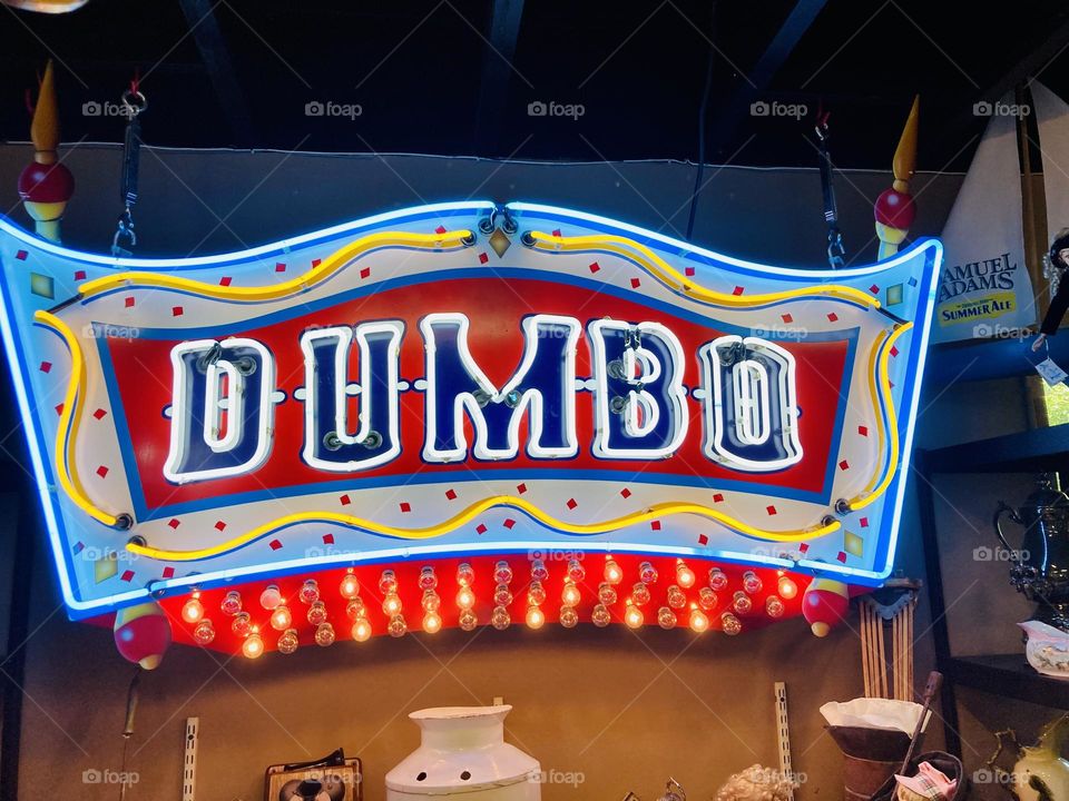 Dumbo ride light from Disney 