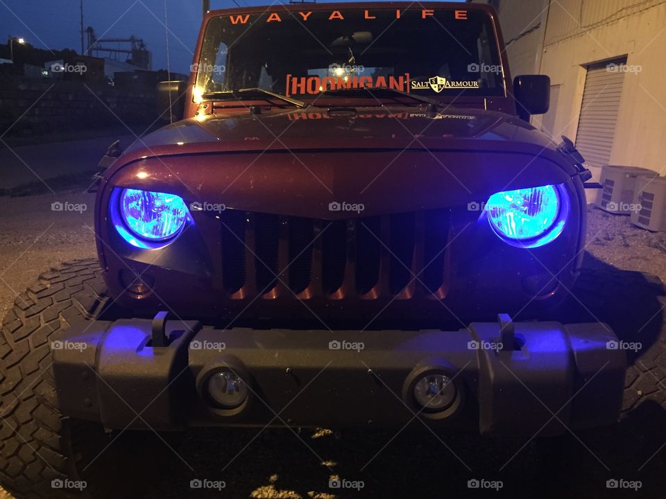 Night jeep