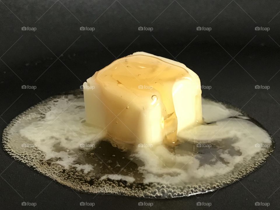 Honey butter melting