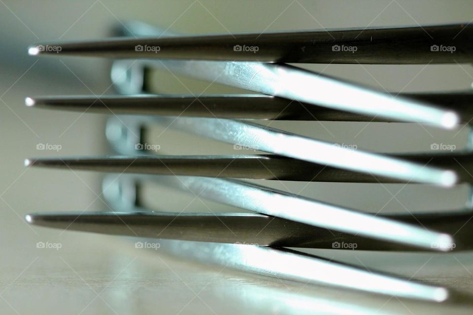 Close-up of a fork