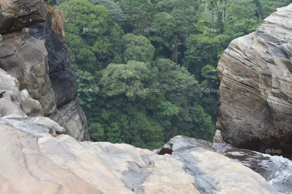 On top of a Waterfall