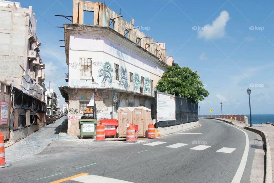 The streets of Puerto Rico