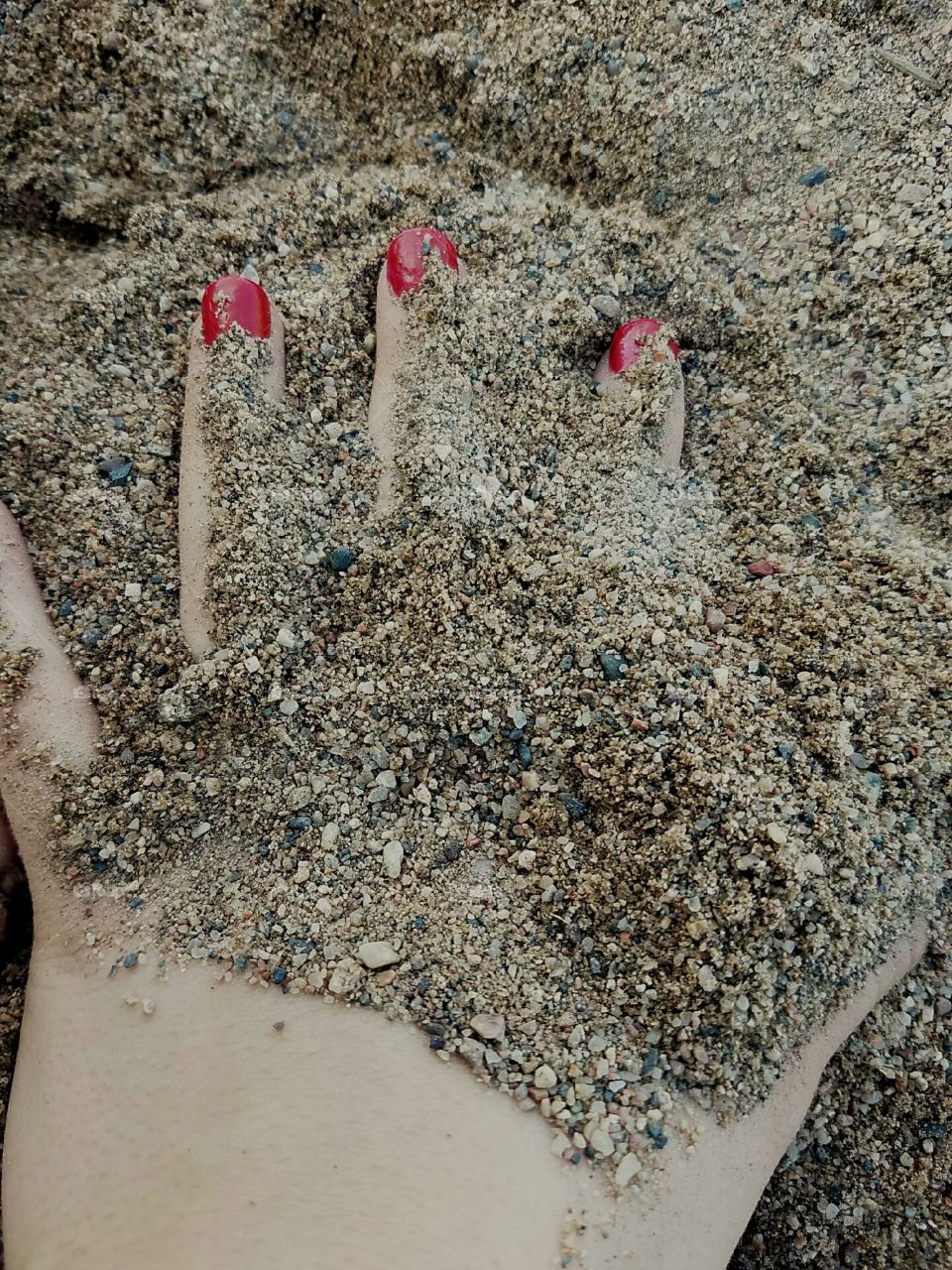 Hand in the Sand