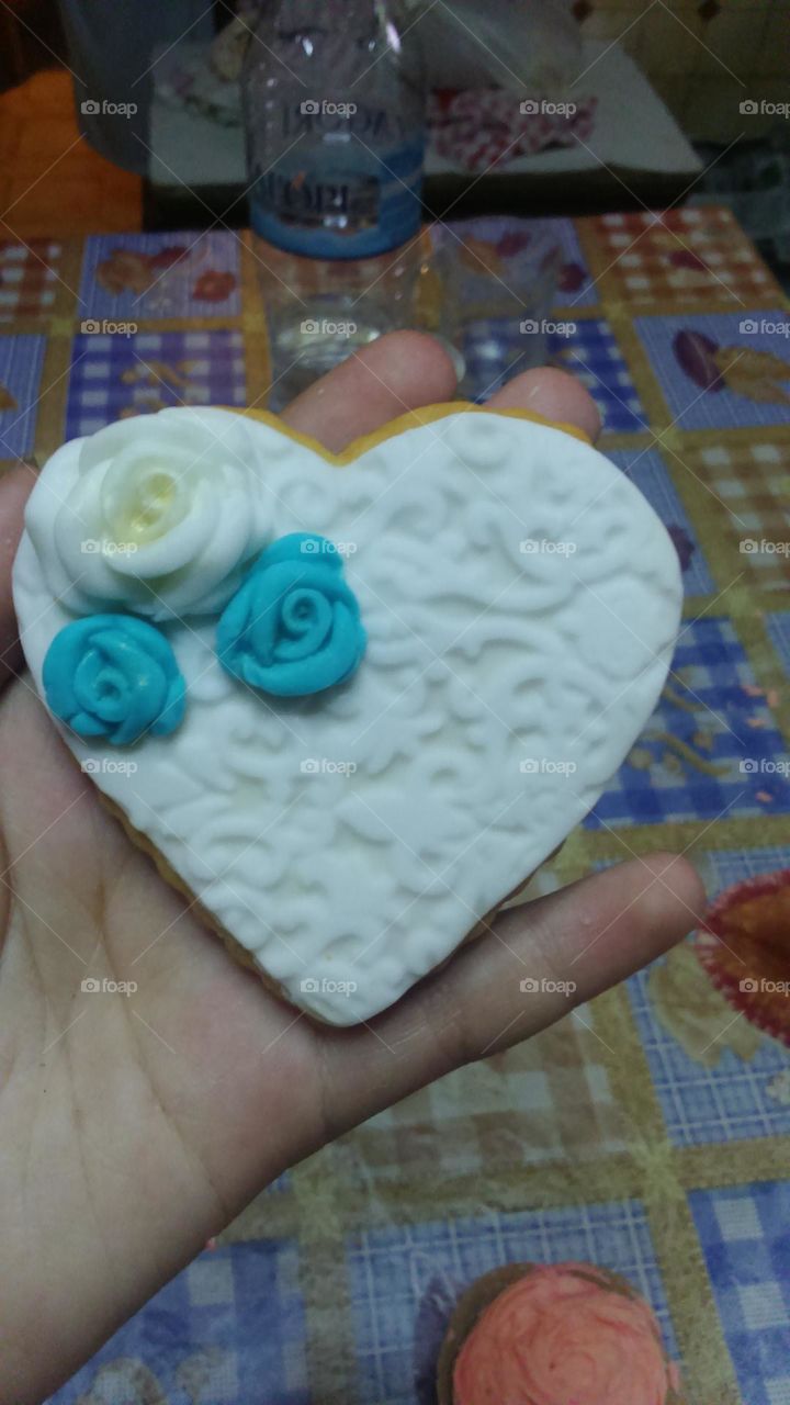 Heart cookie!