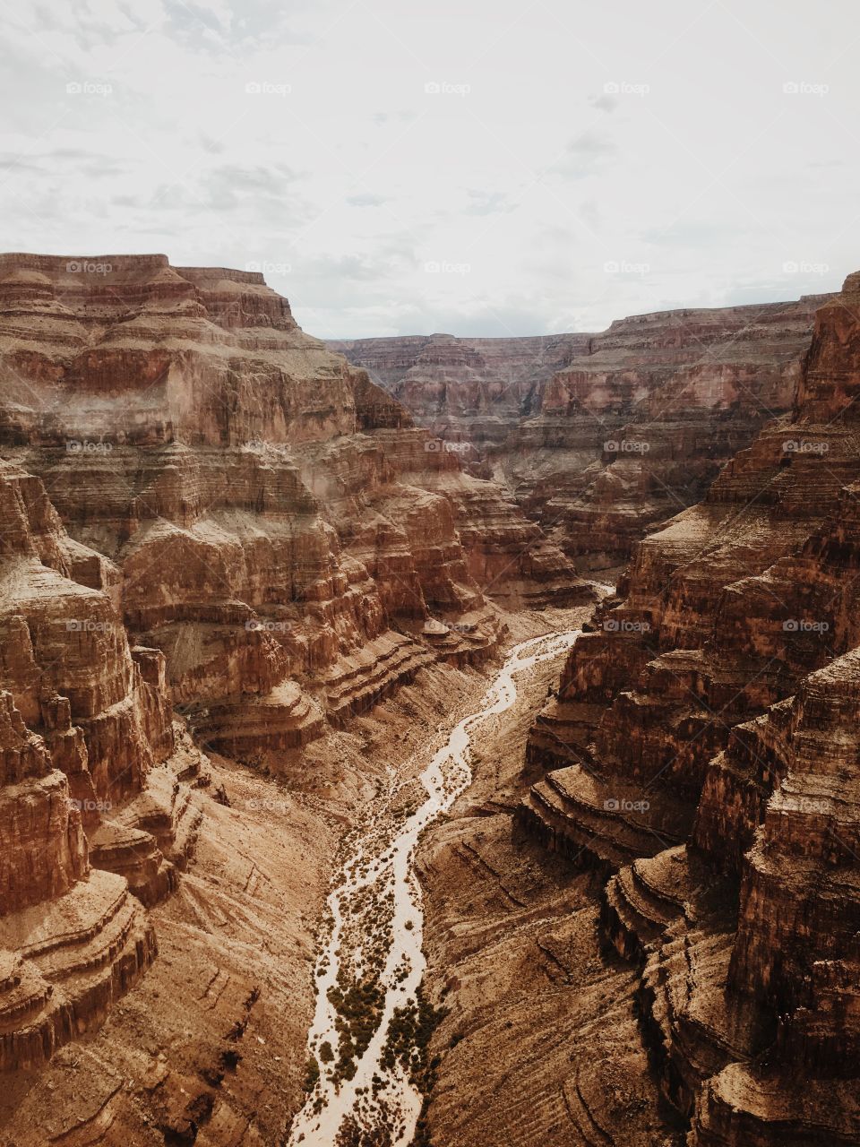 River in the canyon 