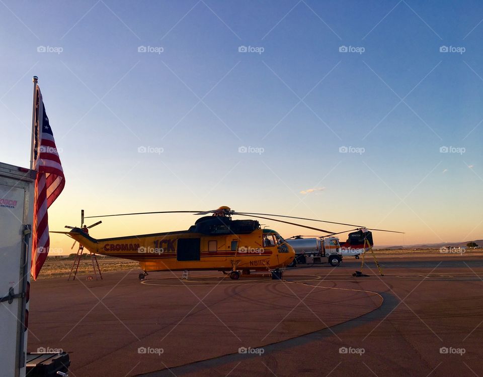 So many beautiful flags and places around this great world but only one feels like home. These helicopters have been battling fires in Utah to save our beautiful land. USA flag.