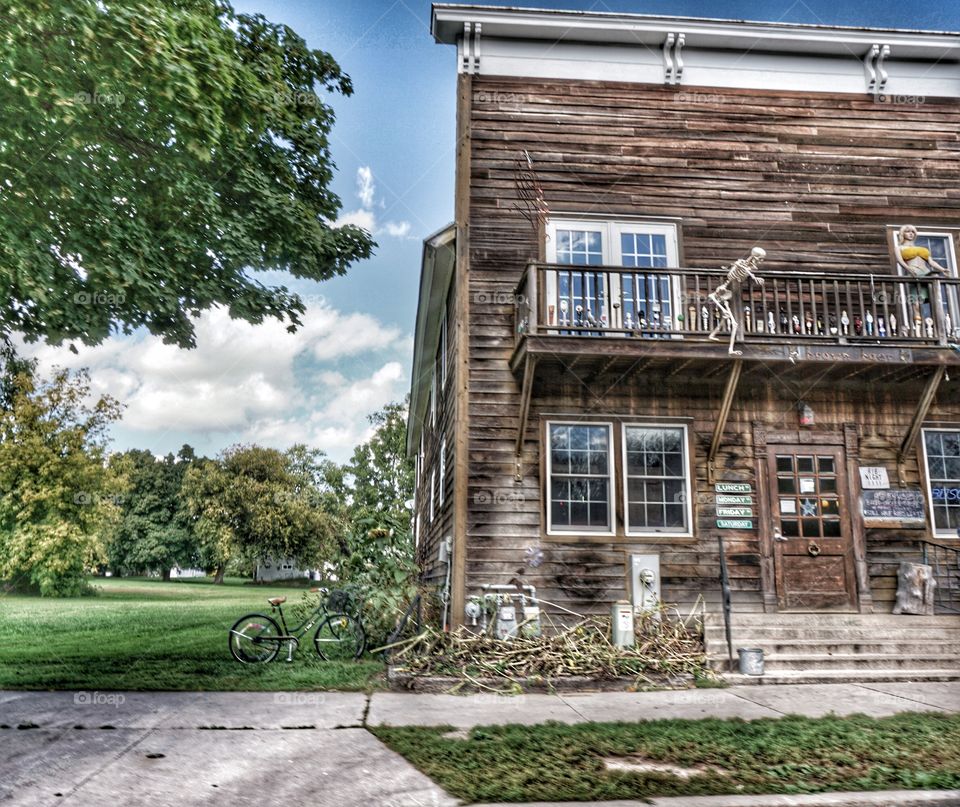 Building. Halloween Decor