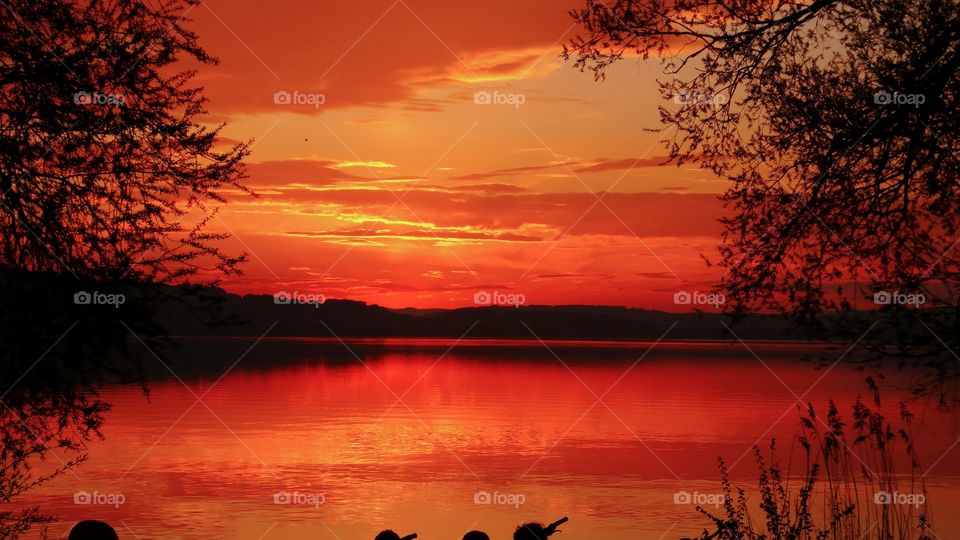 Sunset at Lake Sempach