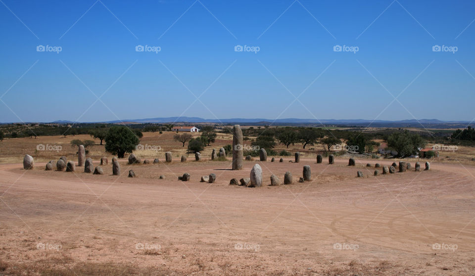 Prehistoric monument. Portugal.