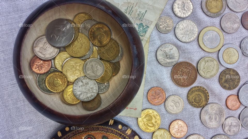 Currency. Coin Collection