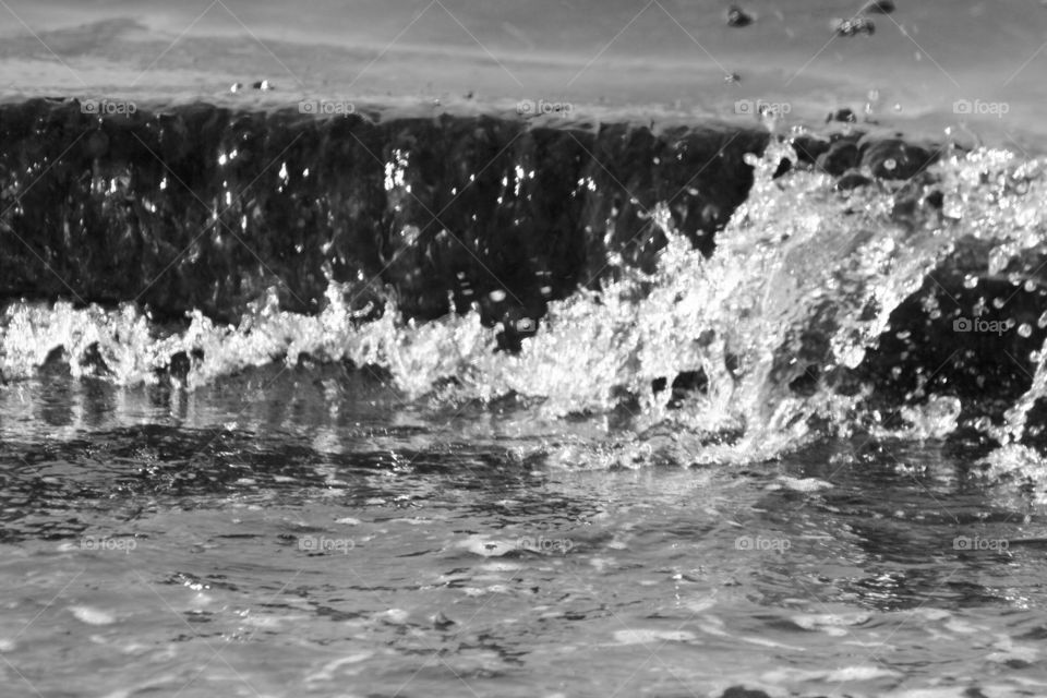Waves. Beach waves 