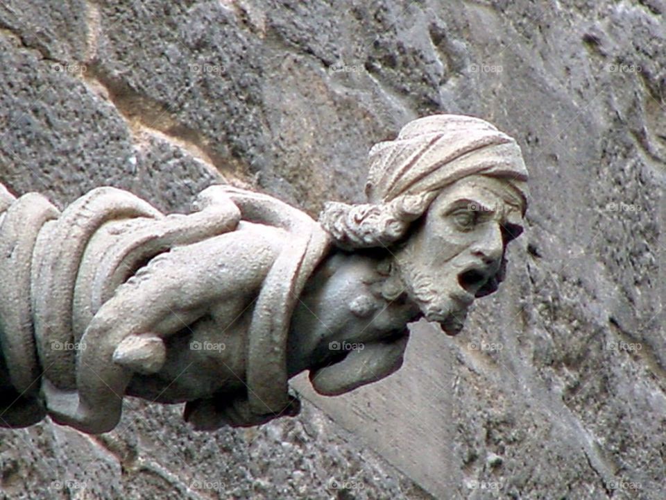 Stone Spanish Statue