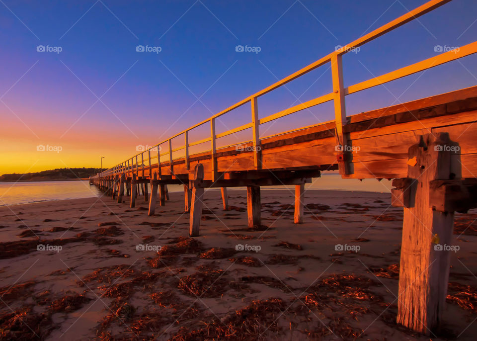 Sunset Over The Jetty