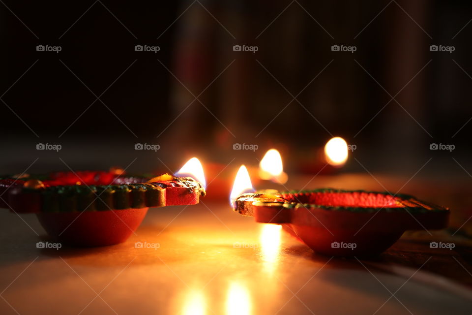 Beautiful diyas