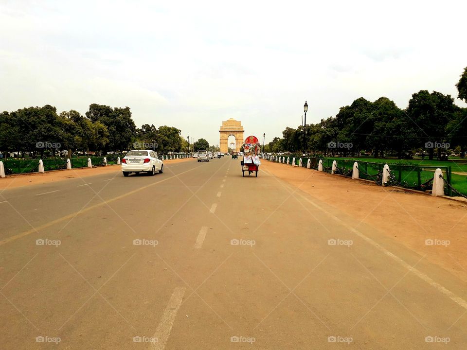 India gate view