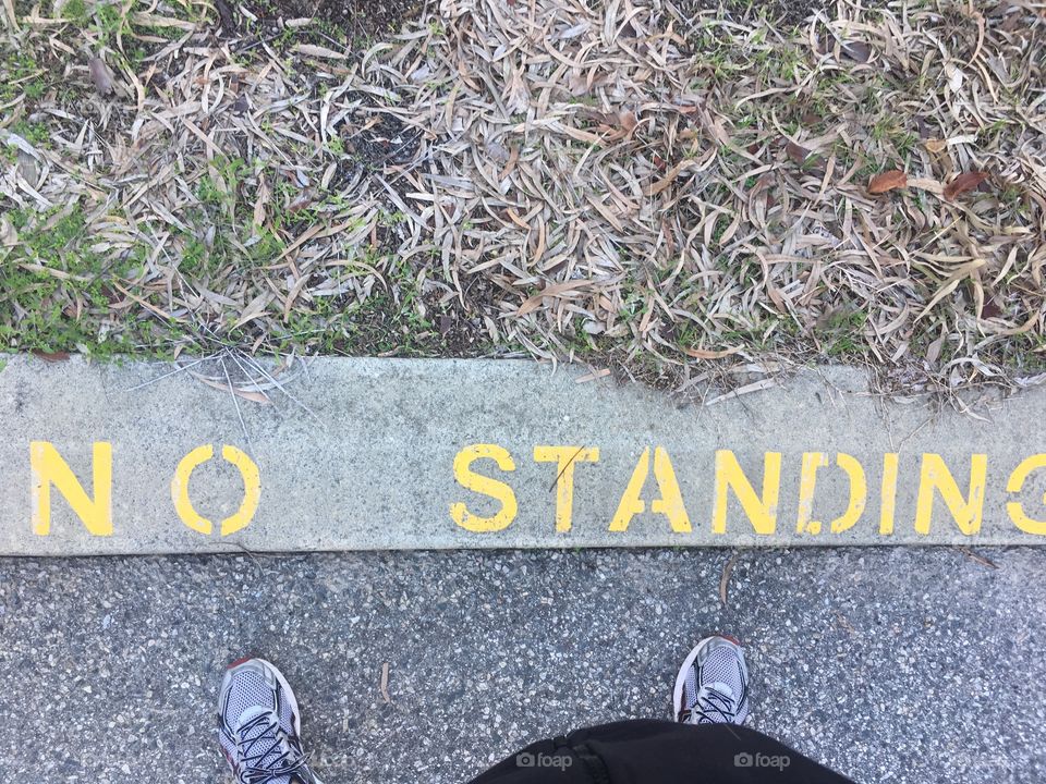 No standing point where to no stand