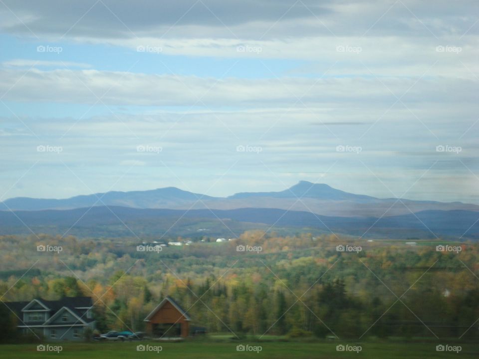Countryside of Vermont.