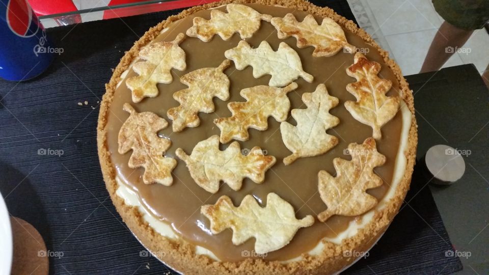 Caramel Apple Cheesecake - Fall Edition