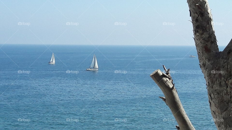 Water, No Person, Sea, Watercraft, Sailboat