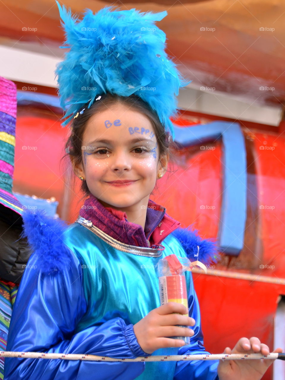 carnival parade. portrait