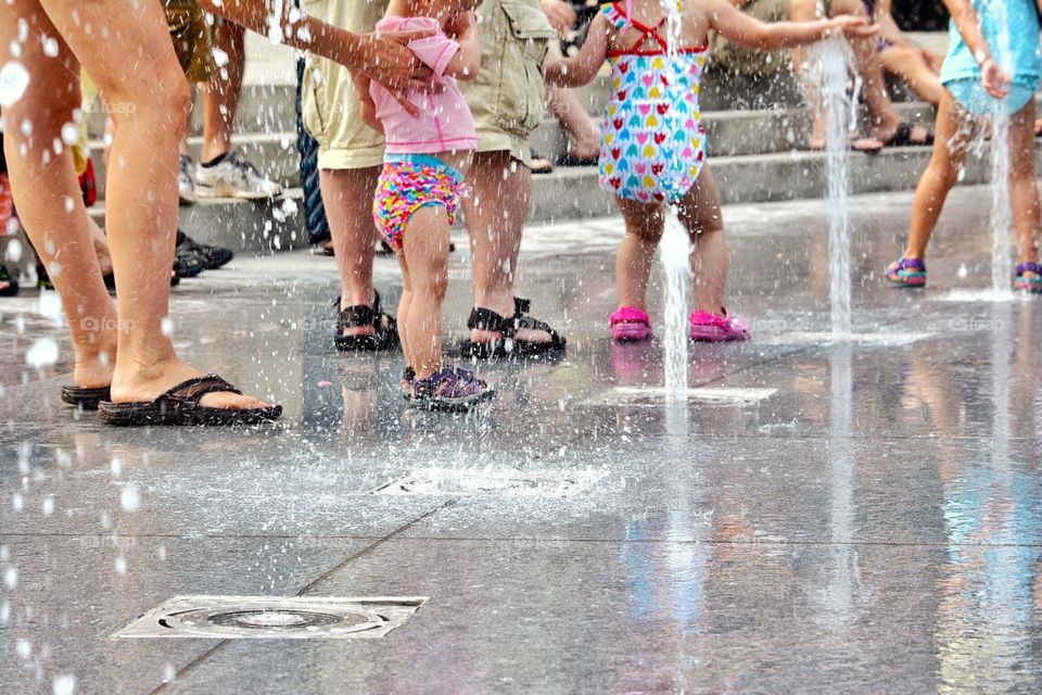 Splash pad fun