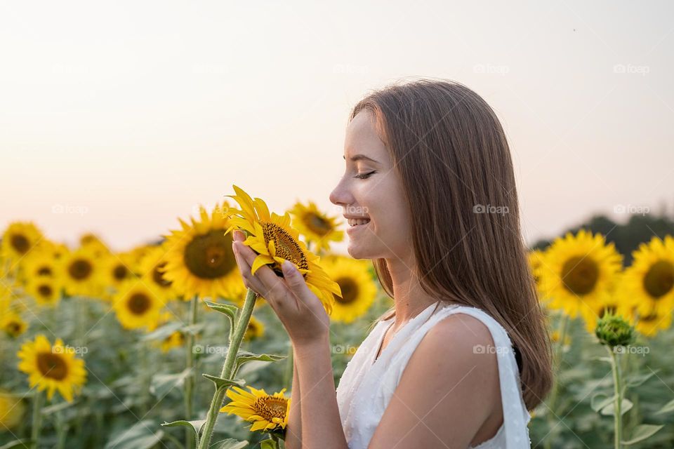 woman with beautiful hair