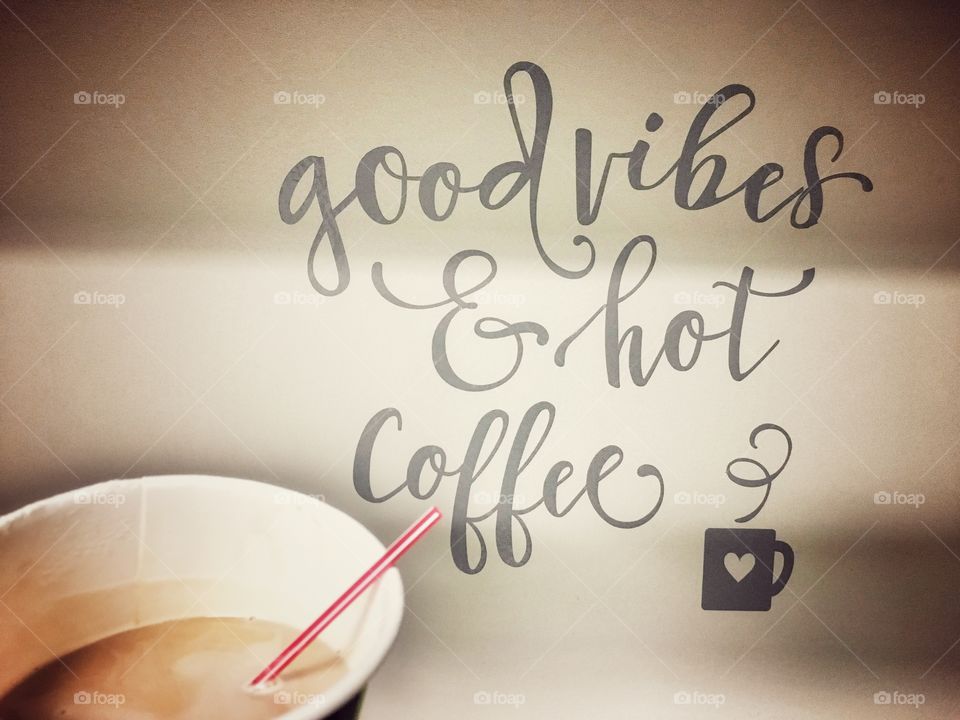 Good vibes and hot coffee is the best way to start your day! 