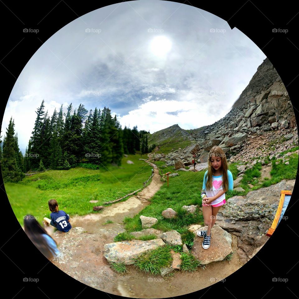 Dreaming of Hiking. Hiking up Mt. Crested Butte.