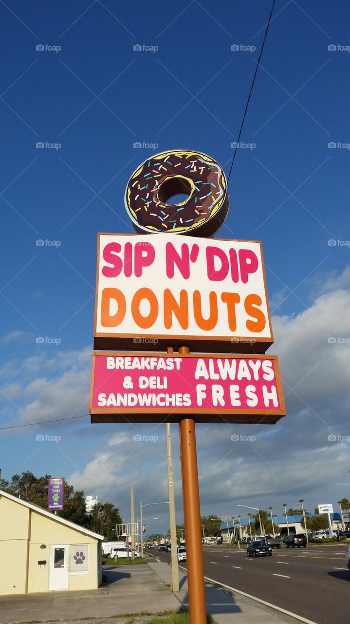 business sign, marketing, promoting food